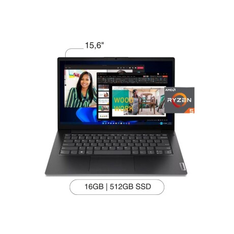 Notebook LENOVO V14 G4 14' FHD 256GB SSD / 8GB RAM Ryzen 5 W11 - Black Notebook LENOVO V14 G4 14' FHD 256GB SSD / 8GB RAM Ryzen 5 W11 - Black