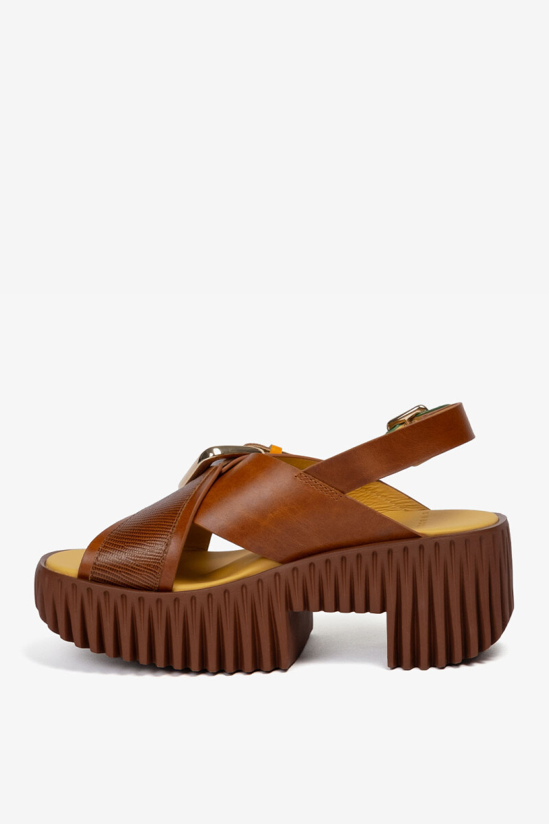 SANDALIA PLIA JUNO Marron