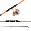 Combo Okuma Vibe Caña 2,10 Mts Naranja