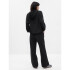 FRONT SEAM WIDE LEG PANT BLACK
