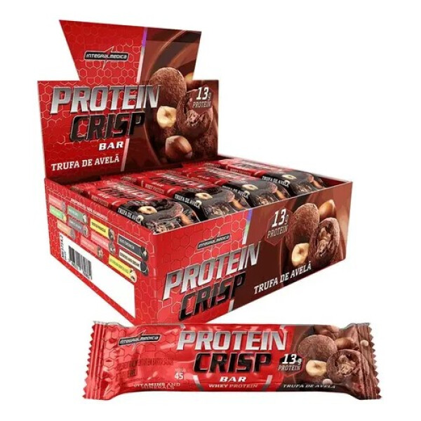 Caja x 12 - Protein crisp Trufa Avellana Caja x 12 - Protein crisp Trufa Avellana
