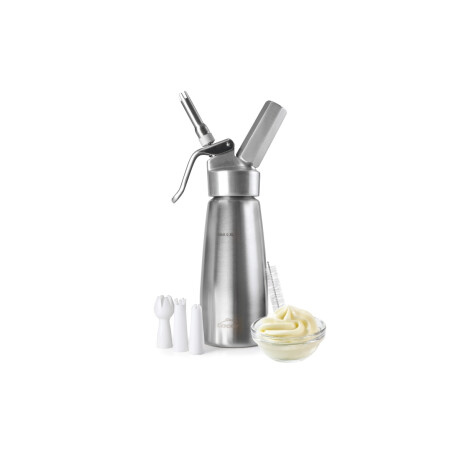 Botella Cremera de Acero Inoxidable 1 Litro Botella Cremera de Acero Inoxidable 1 Litro