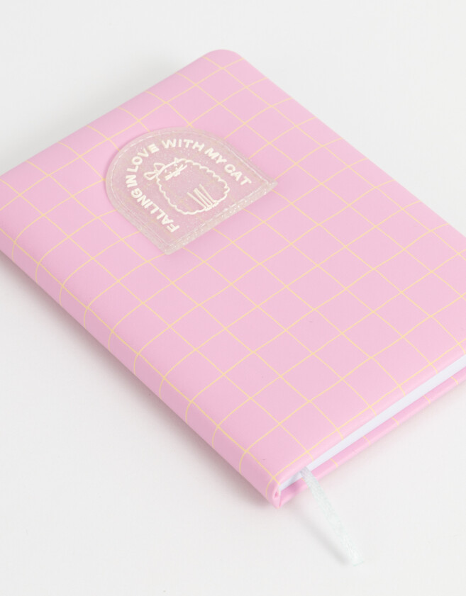 Anotadores Cuadernos y Memos Animalito Cuaderno A6 Con Tag - Rosa Bebe