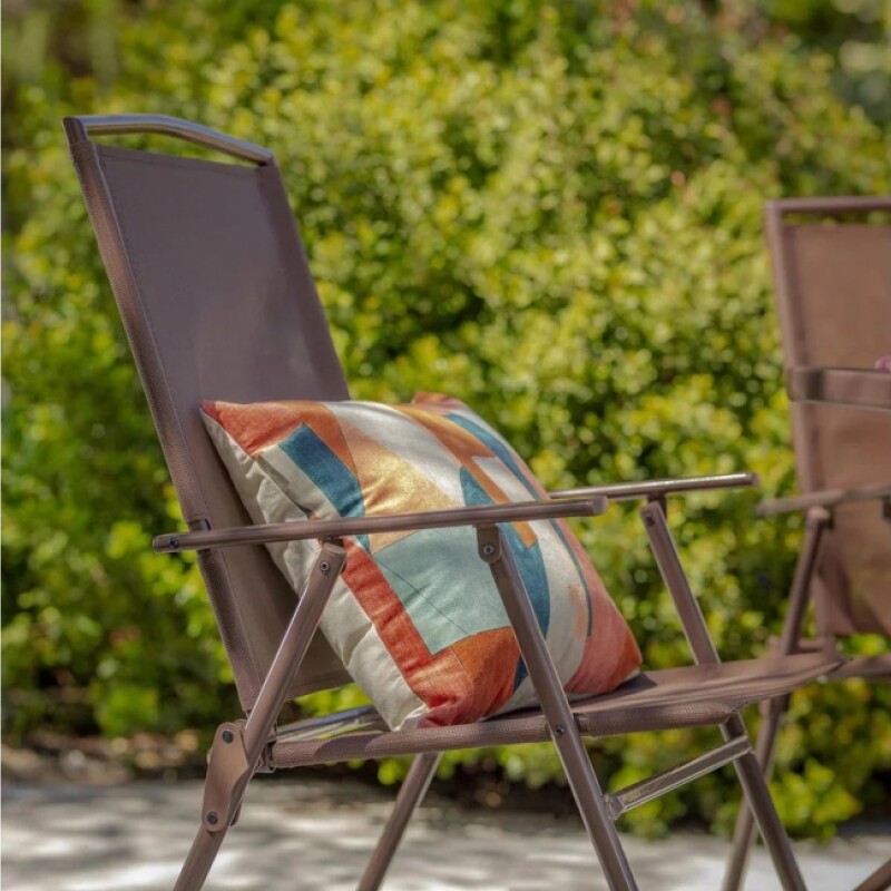 Juego De Jardin Menorca Chocolate Mesa +4 Sillas +sombrilla Juego De Jardin Menorca Chocolate Mesa +4 Sillas +sombrilla