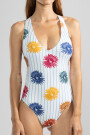 LU ONE PIECE Bloomline White