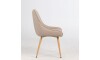 Silla BRUNA en PU Beige