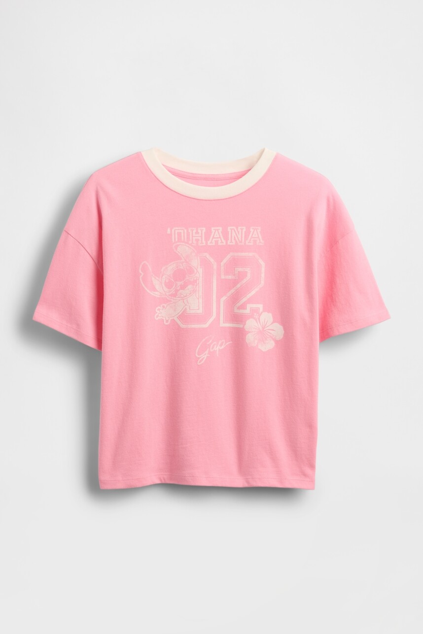 Remera Gráfico Niña May Pink