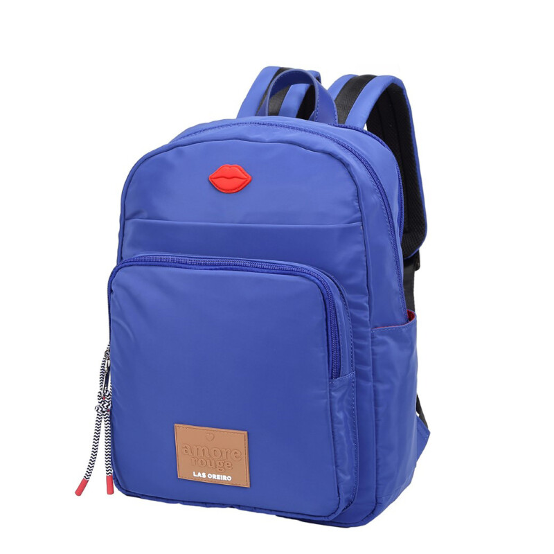 Mochila Las Oreiro Amore Rouge Azul - Negro