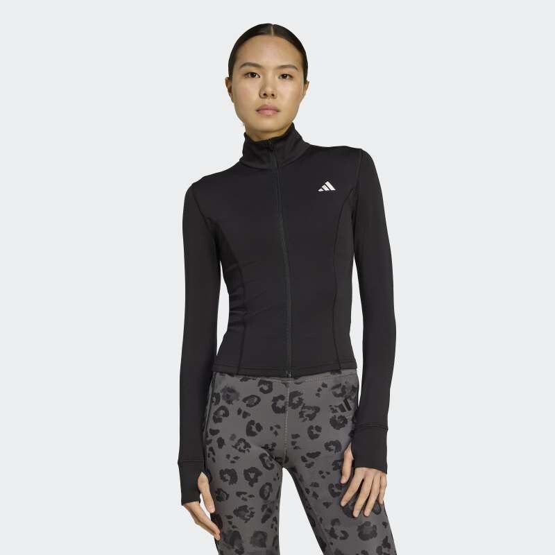 Campera Adidas Optime Essentials Negro