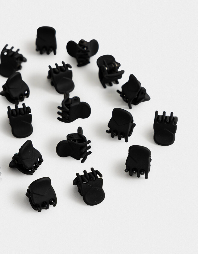 Broches Sets En bolsita Set De Mini Broches - Negro