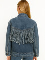 Chaqueta Drusila Azul Grisaceo