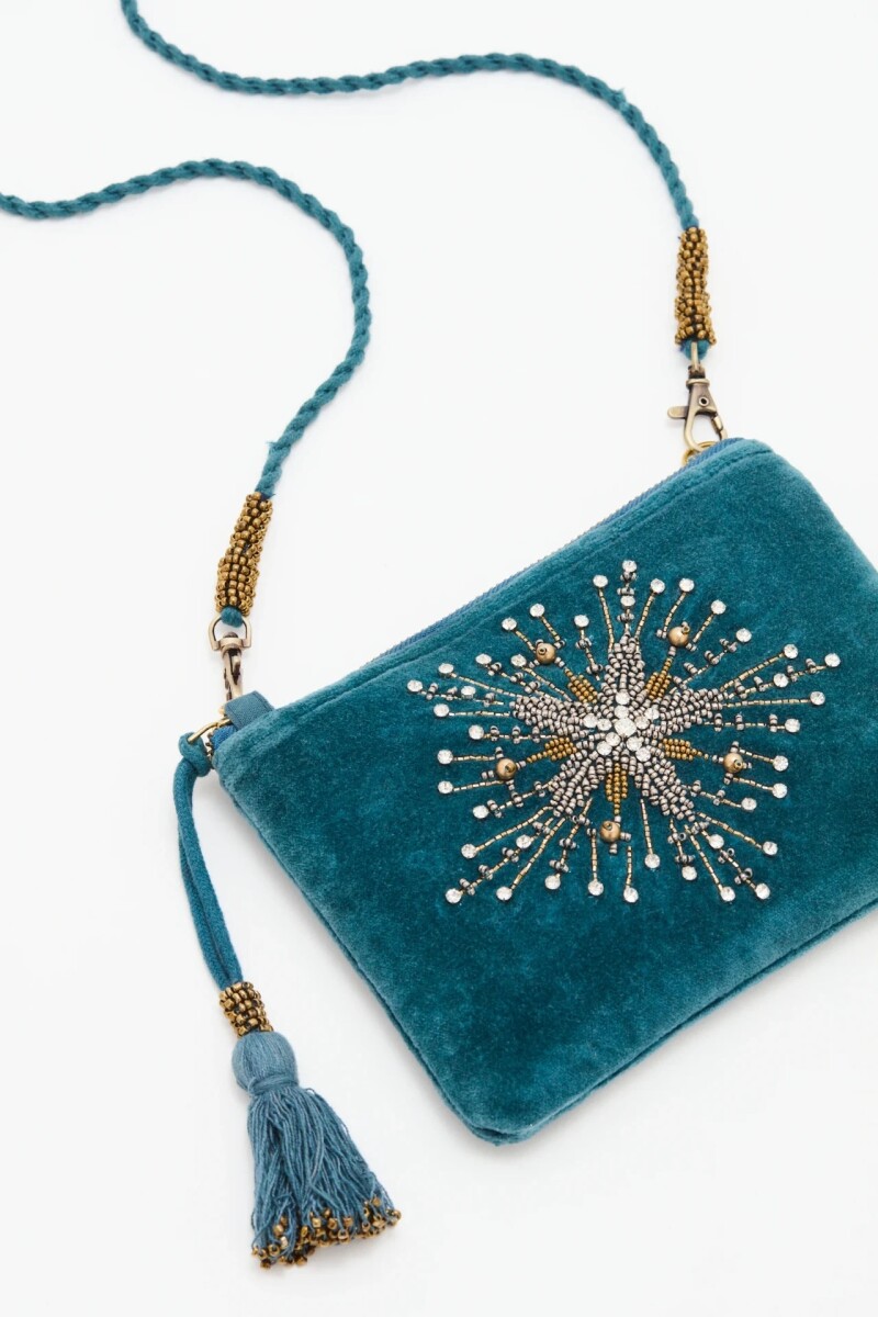 Cartera Mystic Glint Verde Oscuro