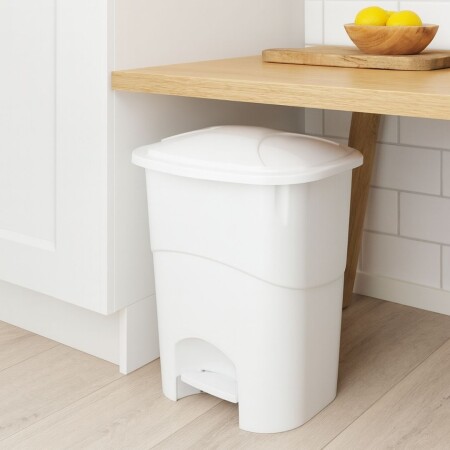 Papelera Tacho Basura Paramount 40Lts Blanco Papelera Tacho Basura Paramount 40Lts Blanco