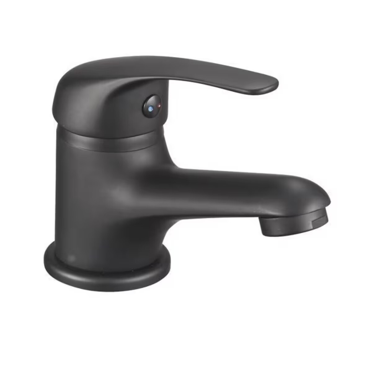 Grifería De Lavatorio Monocomando De Mesada Capri Negro Mate 