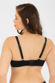 Soutien preformado copa b&c lavanda Negro