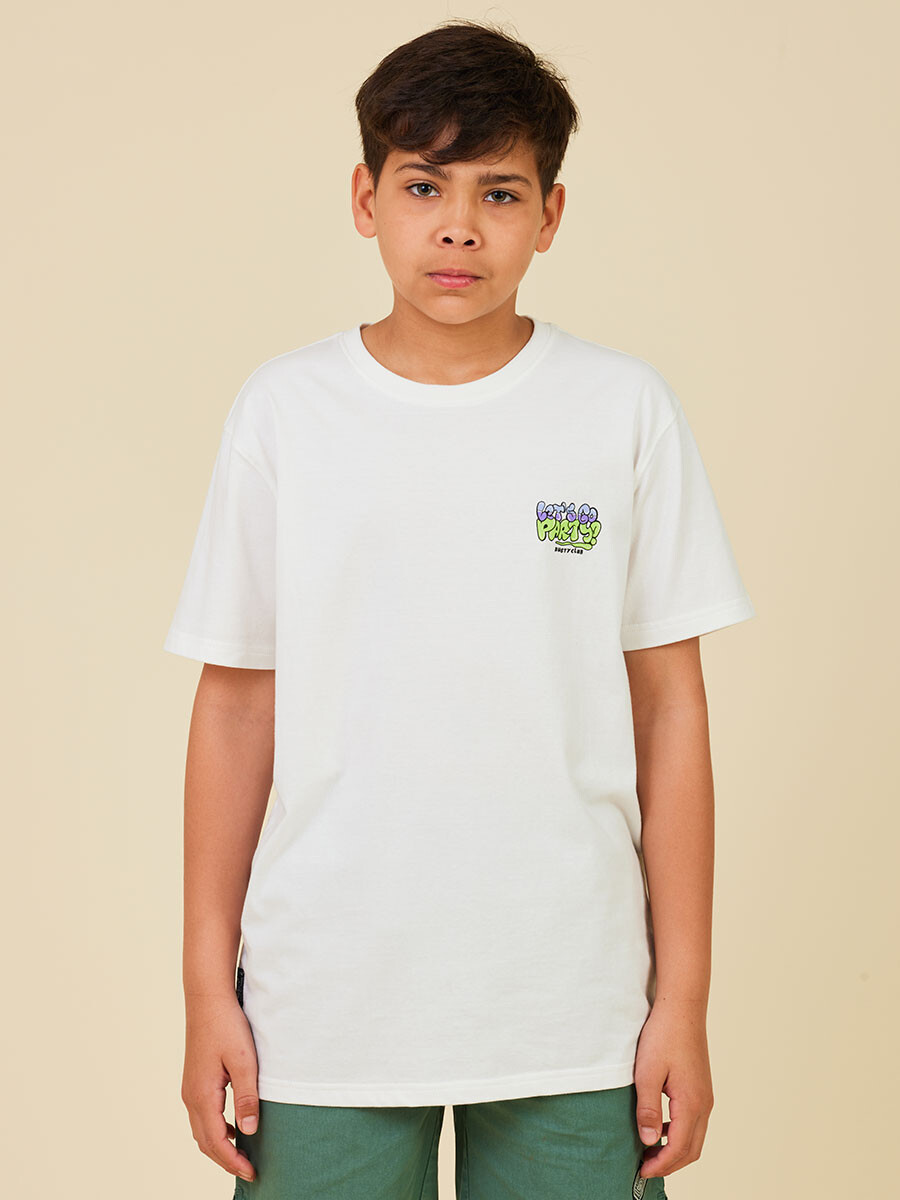 T-SHIRT ANENTO TEEN RUSTY - Blanco 