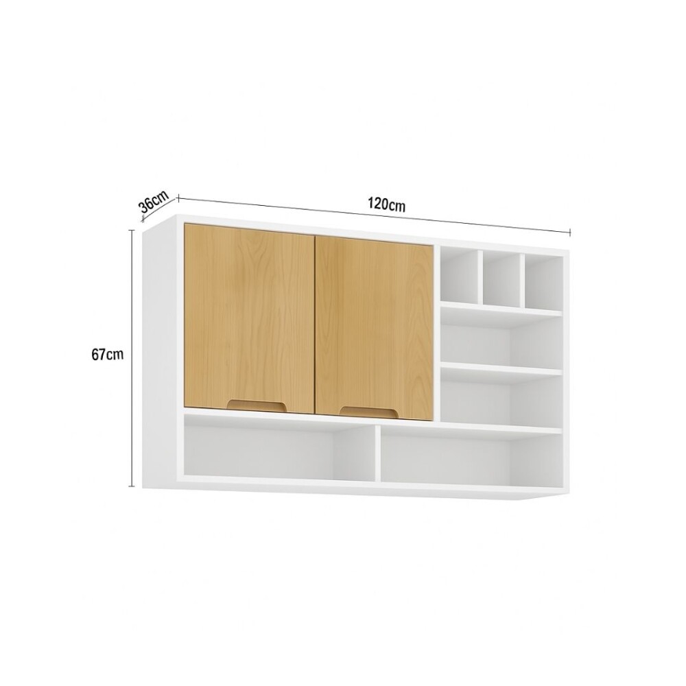 AÉREO LINEA WOOD BLANCO