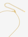 Bijouterie Set Exclusive Edition Set Aros Pasantes Y Cadena Plata 925 - Dorado