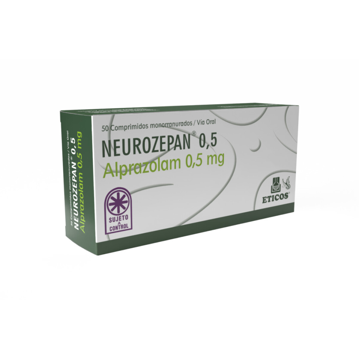 NEUROZEPAN 0,50 MG. CJ X 50 COMP. 
