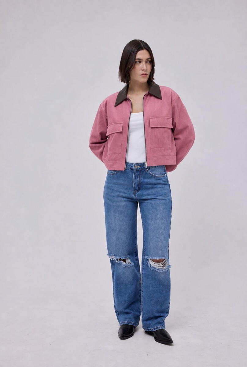 Campera Pana - ROSA 
