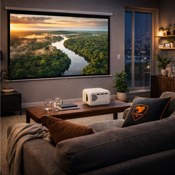 Proyector Wanbo Dali 1 Pro Hd Wifi Bt + Pantalla 100" PK PROYECTOR WANBO DALI 1 PRO + PANTALLA