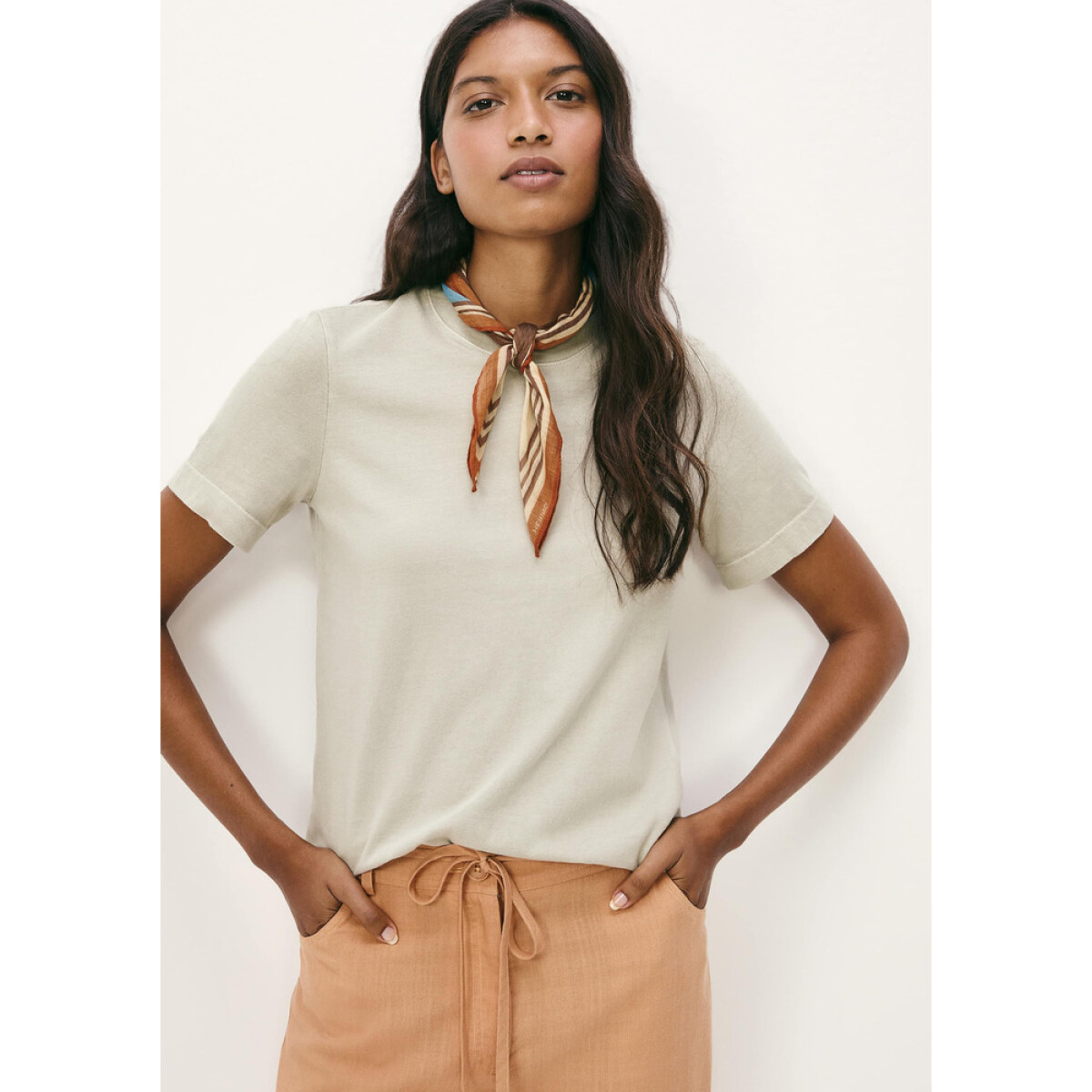 BLUSA MM FEM - OLIVA CLARO 