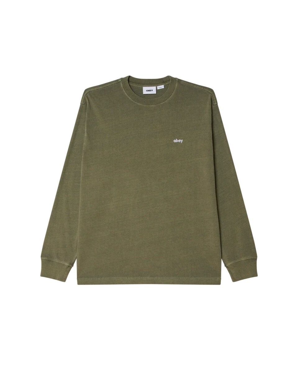 LOWERCASE PIGMENT TEE LS 