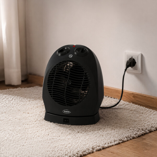 Caloventilador Oscilante Kassel Kscvo2000 2000w CALOVENTILADOR KASSEL KS-CVO2001