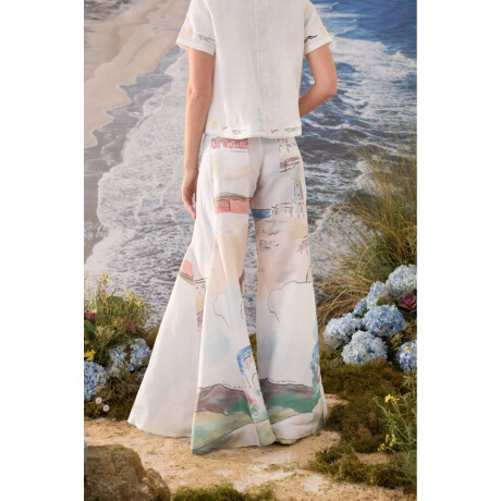 Pantalon Oleaje Print Agua