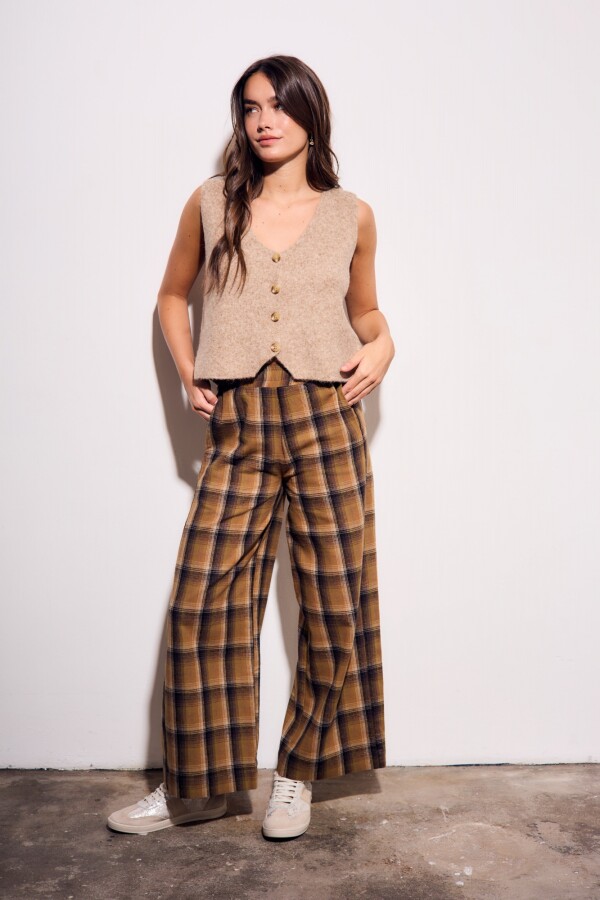 Pantalon Cuadros Multi