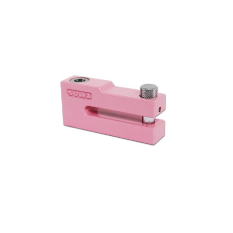Tranca De Disco Para Rueda De Moto - Solex - Color Rosado Tranca De Disco Para Rueda De Moto - Solex - Color Rosado
