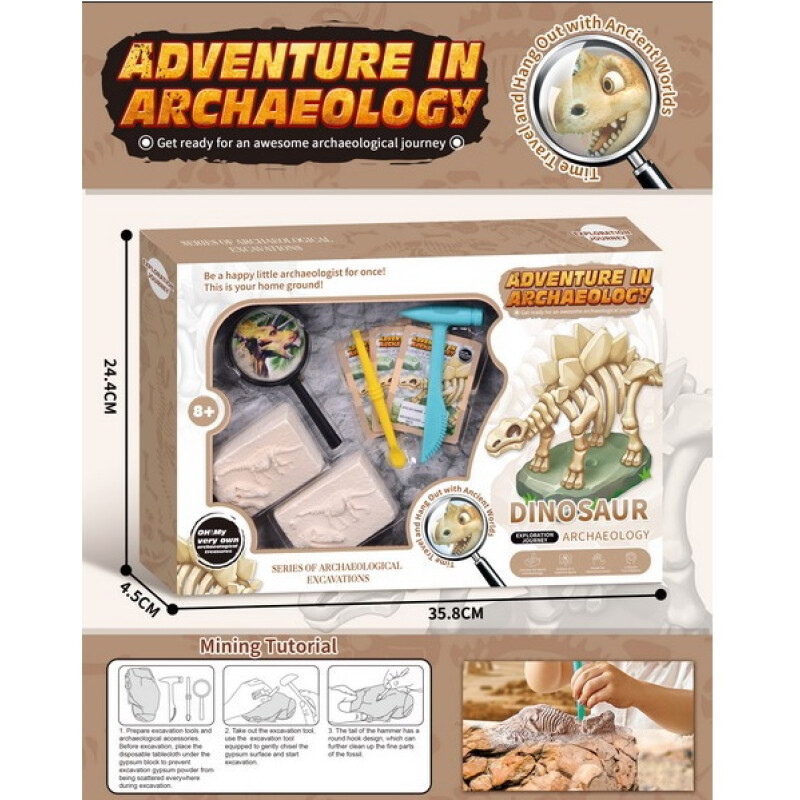 Dinosaurio fósiles, con accesorios Dinosaurio fósiles, con accesorios