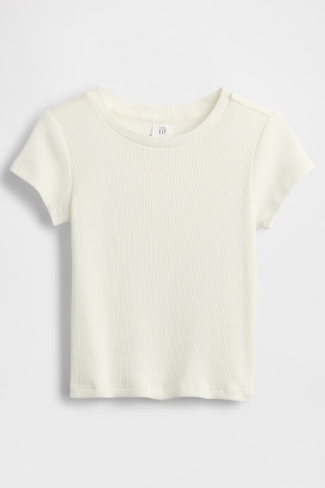 Remera Pointelle Toddler Niña New Off White
