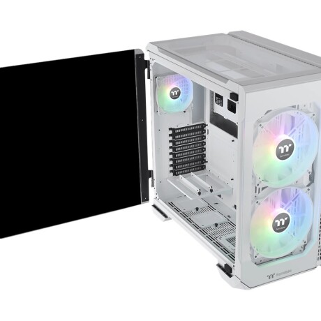 Thermaltake View 51 TG Snow - ARGB Edition - torre - ATX - panel lateral con ventana (cristal templado) - sin fuente de alimenta Thermaltake View 51 TG Snow - ARGB Edition - torre - ATX - panel lateral con ventana (cristal templado) - sin fuente de alimenta