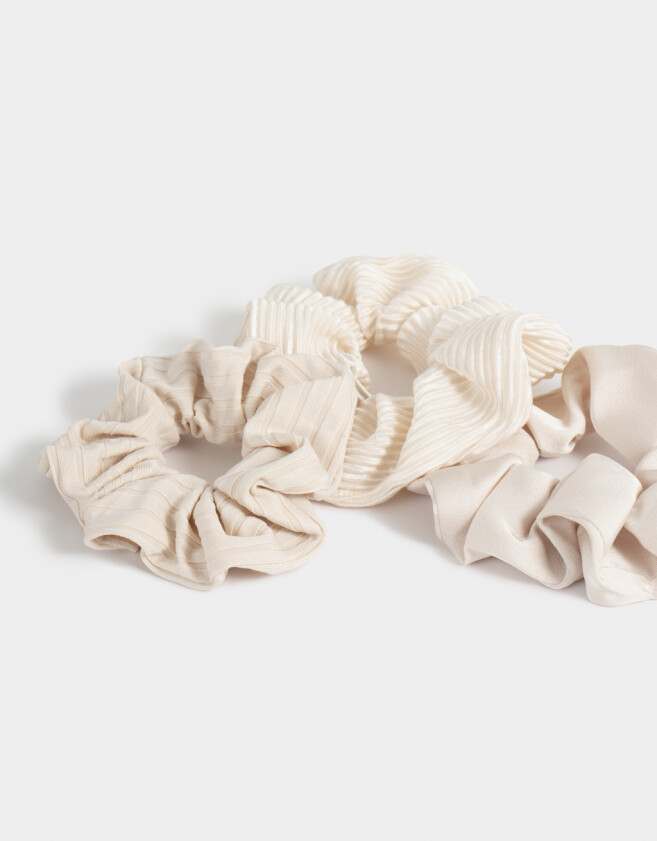 Skunzies Classic Set De Scrunchies - Combinacion Bicolor