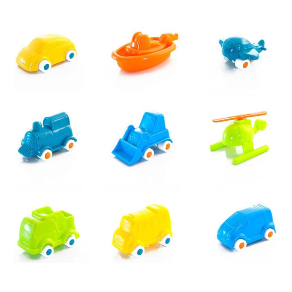 Juguete Auto Bus Camion Avion Mini Mobil Miniland Infantil Variante Color Amarillo