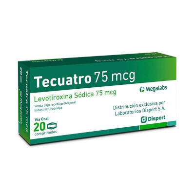 Tecuatro 75 Mcg. 20 Tabletas Tecuatro 75 Mcg. 20 Tabletas