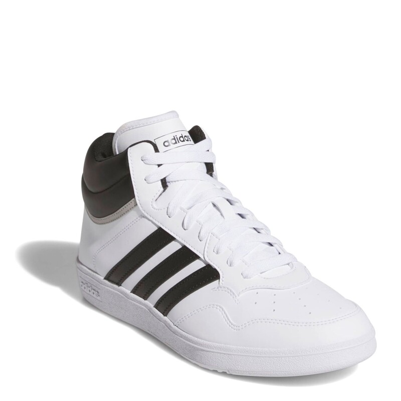 Championes Unisex Adidas Hoops 4.0 Mid Blanco - Negro - Gris