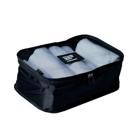 Set X4 Organizadores Paramount de Equipaje Valija Ropa Viaje Negro