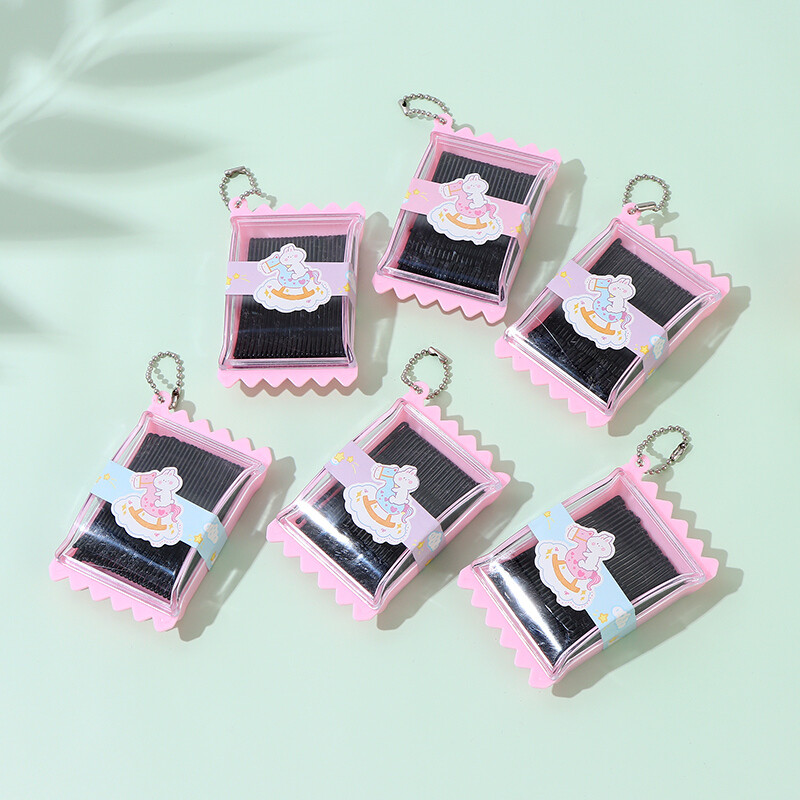 Set De Horquillas Negras X 24 - Conejito Set De Horquillas Negras X 24 - Conejito