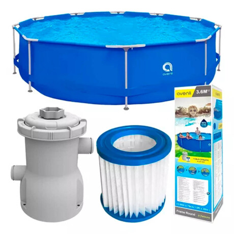 Piscina Jilong Estructural 6125 L 360X76cm C/ Filtro Piscina Jilong Estructural 6125 L 360X76cm C/ Filtro