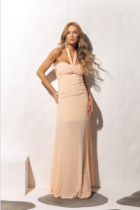 Falda Midi Sunny Durazno