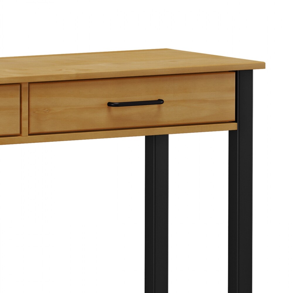 Mesa de arrime 2 cajones - Linea Madrid Mesa de arrime 2 cajones - Linea Madrid