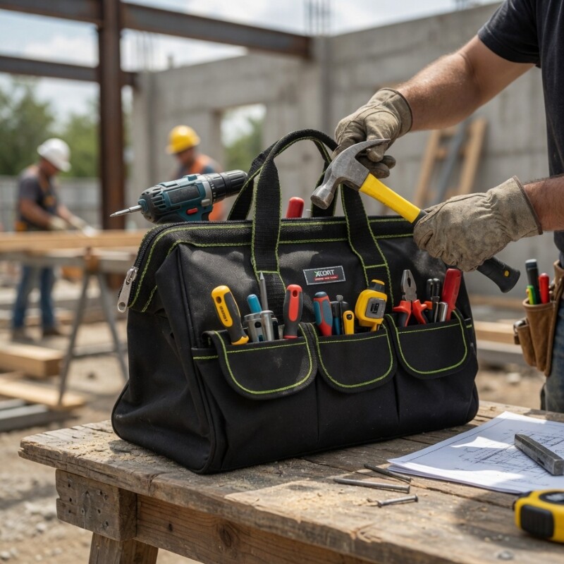 XCORT BOLSO HERRAMIENTAS ELECTRICISTA OXFORD 600D IMPERMEABLE 16 PULGADAS Xcort Bolso Herramientas Electricista Oxford 600d Impermeable 16 Pulgadas