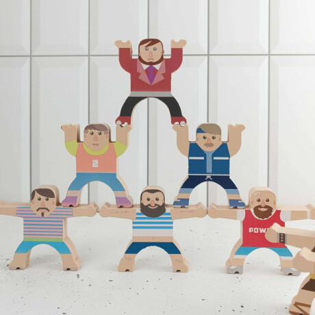 Juego De Jenga De Balanceo Diferentes Oficios