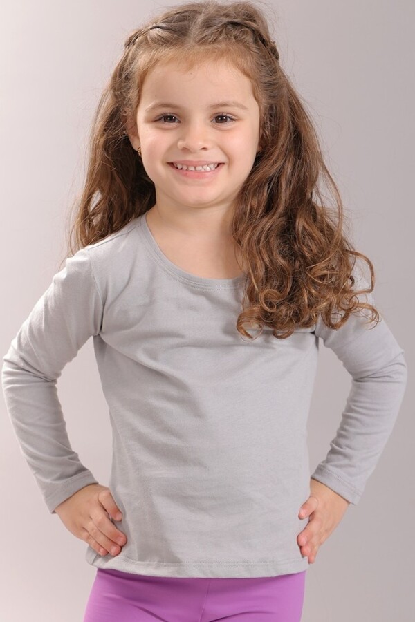 Remera Mangas Largas. Blanco
