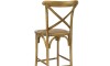 Banqueta Taburete - Rattan y Madera - Olmo Cruceta Banqueta Taburete - Rattan y Madera - Olmo Cruceta