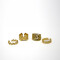 Anillo Piero, Set X4 Dorado