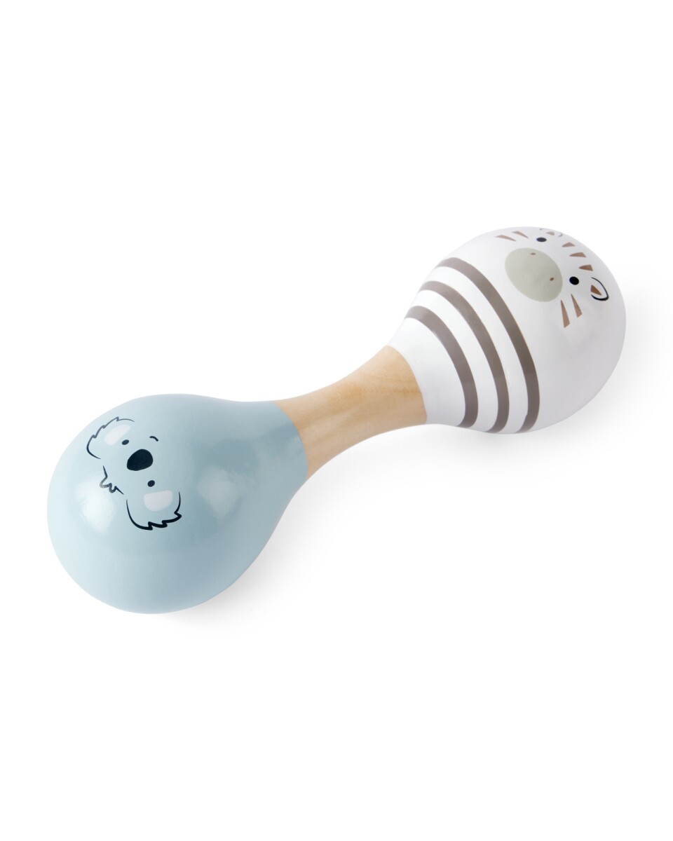 Maraca de madera 