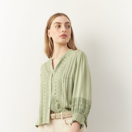 CAMISA ASTRID Verde Hierba